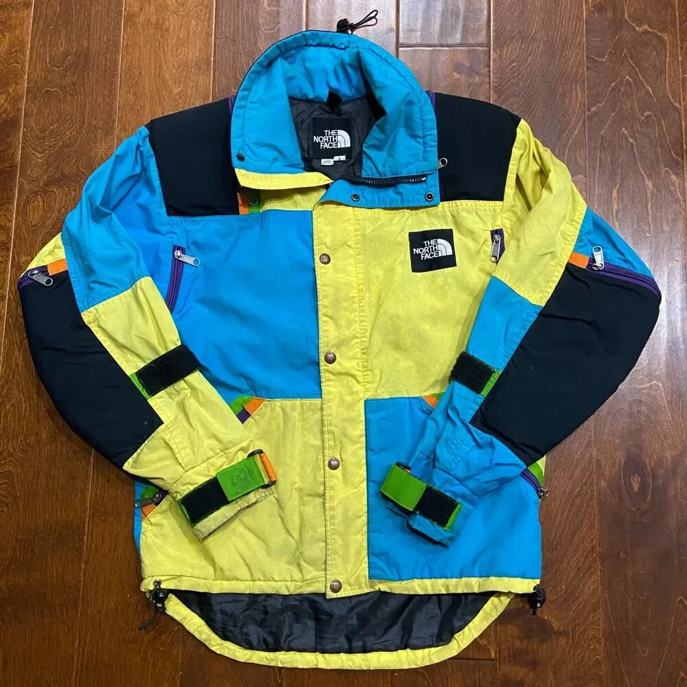 The North Face Vintage 90s Ski Eva Colorblock Jacket Nylon Men's Size Small